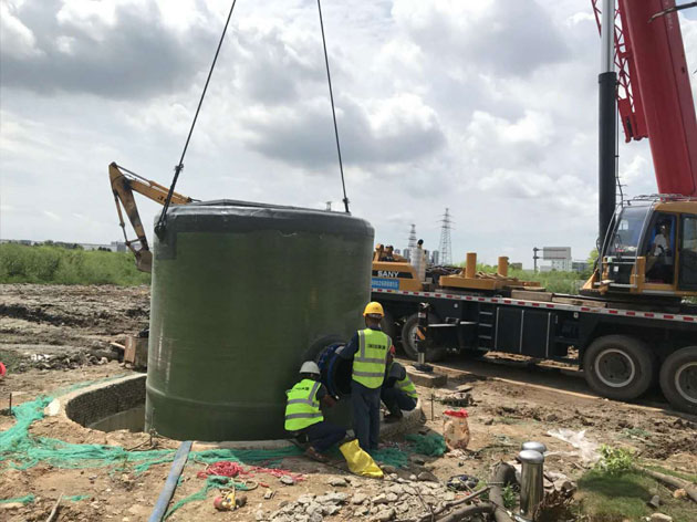 天泽环保施工队安装污水处理设备